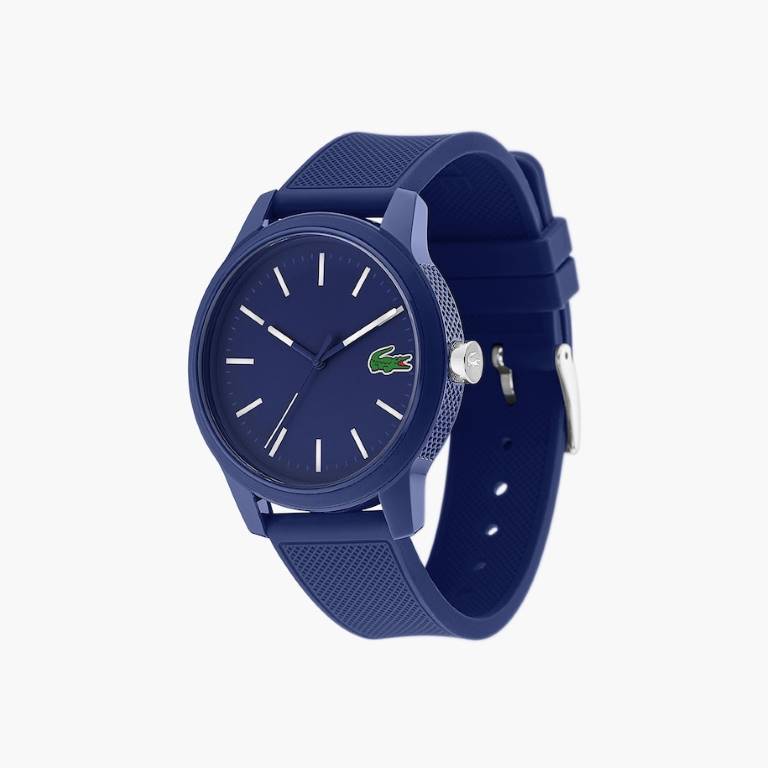 Reloj con correa de silicona azul - Mahis