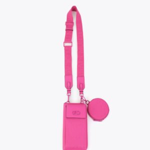 BOLSO BANDOLERA PARA MÓVIL PESPUNTES FUCSIA LOLA CASADEMUNT LS2612003