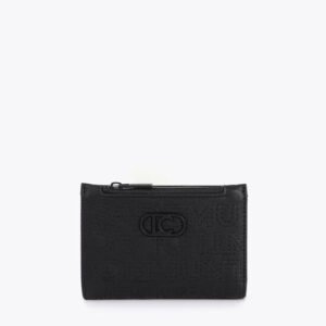 CARTERA MONEDERO PESPUNTES NEGRO LOLA CASADEMUNT LS2612005
