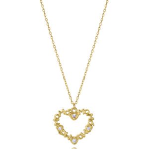 COLLAR MOTIVO CORAZÓN Y MAMÁ IP DORADO VICEROY 13248C100-30
