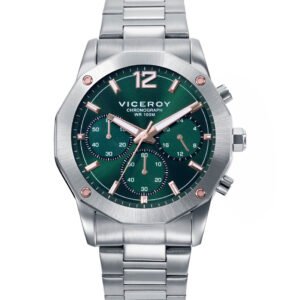 RELOJ DE HOMBRE ARMIS CRONOGRAFO EXAGONAL ESFERA VERDE VICEROY 401447-65