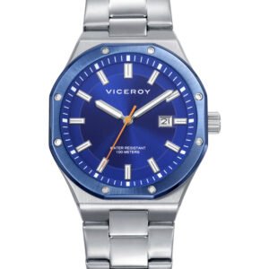 RELOJ DE HOMBRE ARMIS BISEL EXAGONAL ESFERA AZUL VICEROY 401459-37