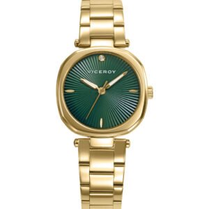 RELOJ DE MUJER ARMIS DORADO ESFERA VERDE VICEROY 41152-67