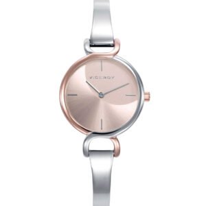 RELOJ DE MUJER BICOLOR CORREA ACERO ESFERA CHAMPAGNE VICEROY 42442-77