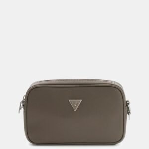 BOLSO BANDOLERA Y MANO MARRÓN GUESS HMMISAP6150