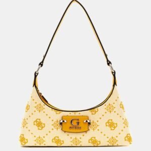 BOLSO DE HOMBRO MOSTAZA LOGOTIPADO GUESS HWCP9654170