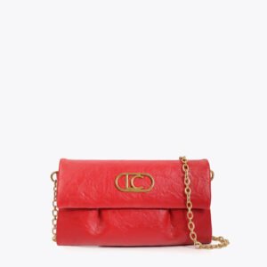 BOLSO BANDOLERA CON SOLAPA ROJO LOLA CASADEMUNT LS2604025