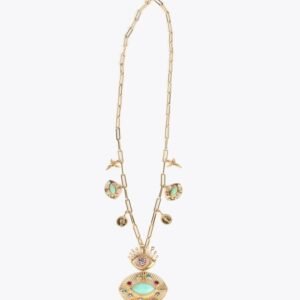 COLLAR OJO MULTICOLOR CON CHARMS LOLA CASADEMUNT LS2503045