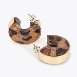 AROS METAL Y ANIMAL PRINT LOLA CASADEMUNT LS2603018