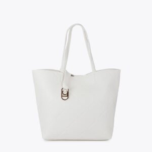 BOLSO SHOPPER MONOGRAMA ROMBOS CRUDO LOLA CASADEMUNT LF2504050