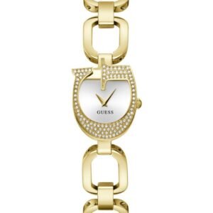 RELOJ MUJER ARMI DORADO BISEL CIRCONITAS ESFERA CHAMPAGNE GUESS GW0683L2