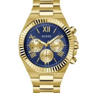 RELOJ HOMBRE ARMI DORADO ESFERA MULTIFUNCION AZUL GUESS GW0703G6