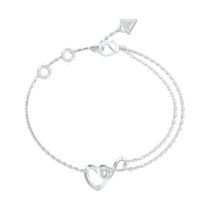PULSERA ACERO CORAZON E INFINITO CIRCONITAS GUESS JUBB05531JWRHS