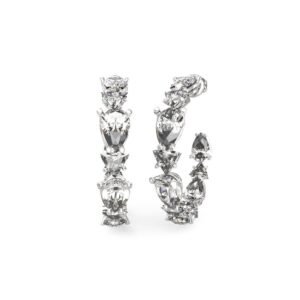 PENDIENTES ARO ACERO CON CIRCONITAS GUESS JUBE04409JWRHT-U
