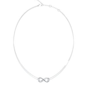 COLLAR ACERO INFINITO GUESS JUBN05049JWRHT-U