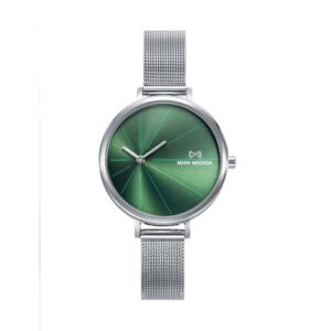 RELOJ MUJER MALLA MILANESA ESFERA VERDE MARK MADDOX MM0140-66