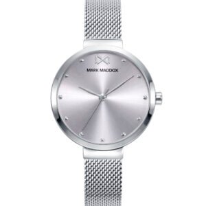 RELOJ MUJER MALLA MILANESA ESFERA BLANCA MARK MADDOX MM1006-87