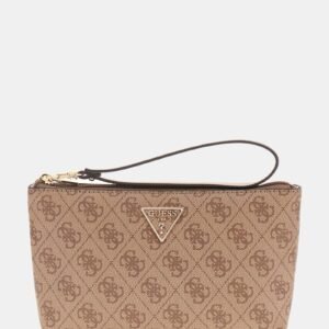 BOLSO DE MANO LOGOTIPADO MARRON GUESS SWSG7459145