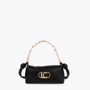 BOLSO BANDOLERA ASA NUDOS PIEZA INFERIOR NEGRO LOLA CASADEMUNT LS2604040