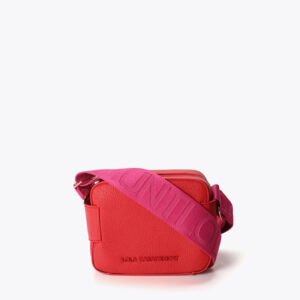 BOLSO BANDOLERA ASA NYLON CONTRASTE FUCSIA LOLA CASADEMUNT LS2604062