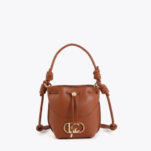BOLSO BANDOLERA ASA NUDOS MARRON LOLA CASADEMUNT LS2604041