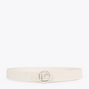 CINTURÓN CRUDO REVERSIBLE A LOGOTIPADO LOLA CASADEMUNT LS2506013