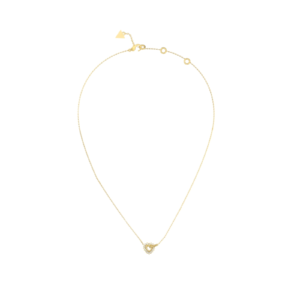 COLLAR CHAPADO ORO CORAZON CON CIRCONITAS GUESS JUBN05533JWYGT-U