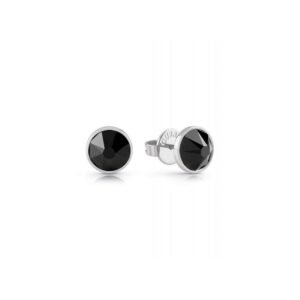 PENDIENTES HOMBRE ACERO Y ESMALTE NEGRO GUESS JUME01343JWSTBKT-U