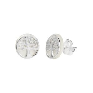 PENDIENTES PLATA DE LEY 925 ARBOL DE LA VIDA VIDAL Y VIDAL P2977A