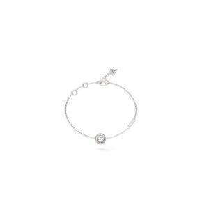 PULSERA ACERO CORAZON Y CIRCONITAS GUESS JUBB04668JWRHS