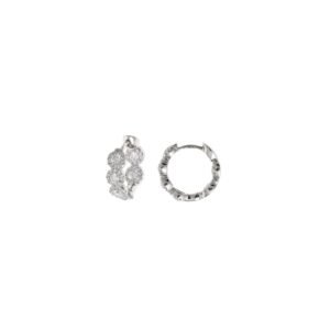 PENDIENTES ARO PLATA RODIO CIRCONITAS SALVATORE 136A0755
