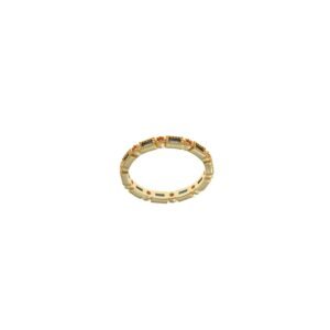 ANILLO PLATA CHAPADO DORADO CIRCONITAS COLOR SALVATORE 211S0213/14