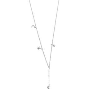 COLLAR PLATA RODIO CIRCONITAS SALVATORE 213C0126