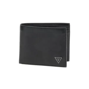 CARTERA BILLETERA HOMBRE CAMUFLAJE NEGRA GUESS SMMTCFLEA20-BLA