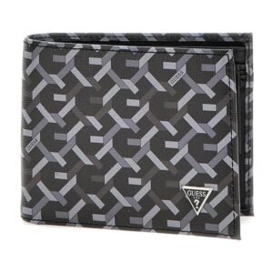 CARTERA BILLETERA HOMBRE LOGOTIPADA GUESS SMTOGWLEA20-BLA
