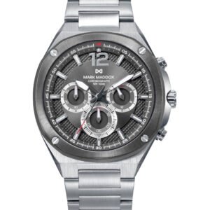 RELOJ HOMBRE MULTIFUNCION ARMI Y ESFERA GRIS MARK MADDOX HM1021-15