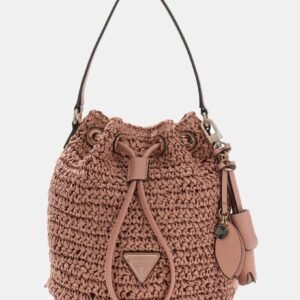 BOLSO BANDOLERA SAQUITO ROSA GUESS HWWG9923030
