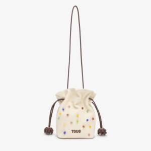 BOLSO BOMBONERA PEQUEÑA BEIGE TOUS 2002437102