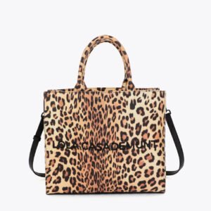 BOLSO BANDOLERA TEJIDO LEOPARDO LOLA CASADEMUNT LS2604017