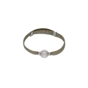PULSERA MACRAME CON PERLA BLANCA MAJORICA 17184.01.2.B00.000.1