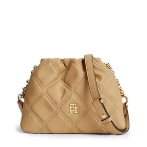 BOLSO BANDOLERA MINI ACOLCHADO PIEL CAMEL TOMMY HILFIGER AW0AW18718RBL