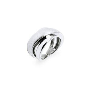 ANILLO ANCHO CRUZADO EFECTO MATE VIDAL & VIDAL X281471618
