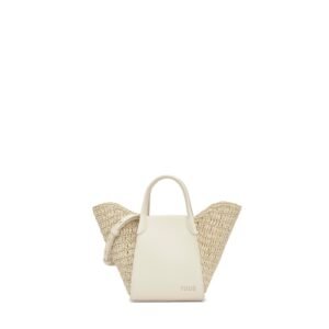 BOLSO BANDOLERA MINI CAPAZO RAFIA BEIGE TOUS 2002438901