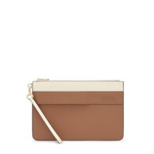 BOLSO DE MANO CLUTCH MOCA-BEIGE TOUS 2002360944