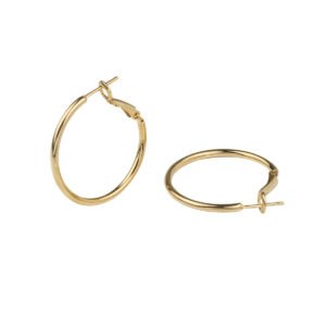 PENDIENTES ARO CHAPADO ORO DE LEY 18 KTES VIDAL Y VIDAL G2405C