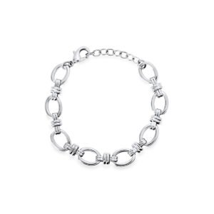 PULSERA ESLABONES CHAPADO PLATA DE LEY VIDAL & VIDAL X2763617
