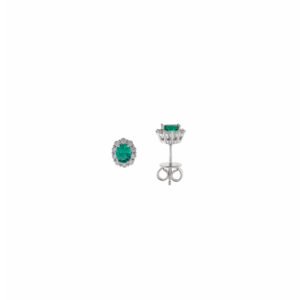PENDIENTES PLATA RODIO CIRCONITA ESMERALDA SALVATORE 136A0766