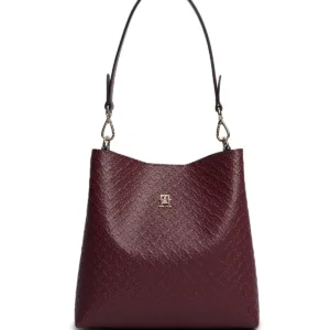 BOLSO DE MUJER HOMBRO GRANATE TOMMY HILFIGER AW0AW19000