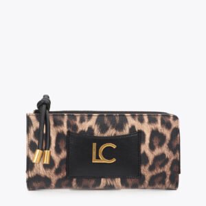BILLETERO EFECTO PIEL ANIMAL PRINT CON BOLSILLO DELANTERO EECTO PIEL LOLA CASADEMUNT LF2612013