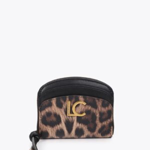 MONEDERO EFECTO PIEL ANIMAL PRINT CON DETALLES EN EFECTO PIEL LOLA CASADEMUNT LF2612012